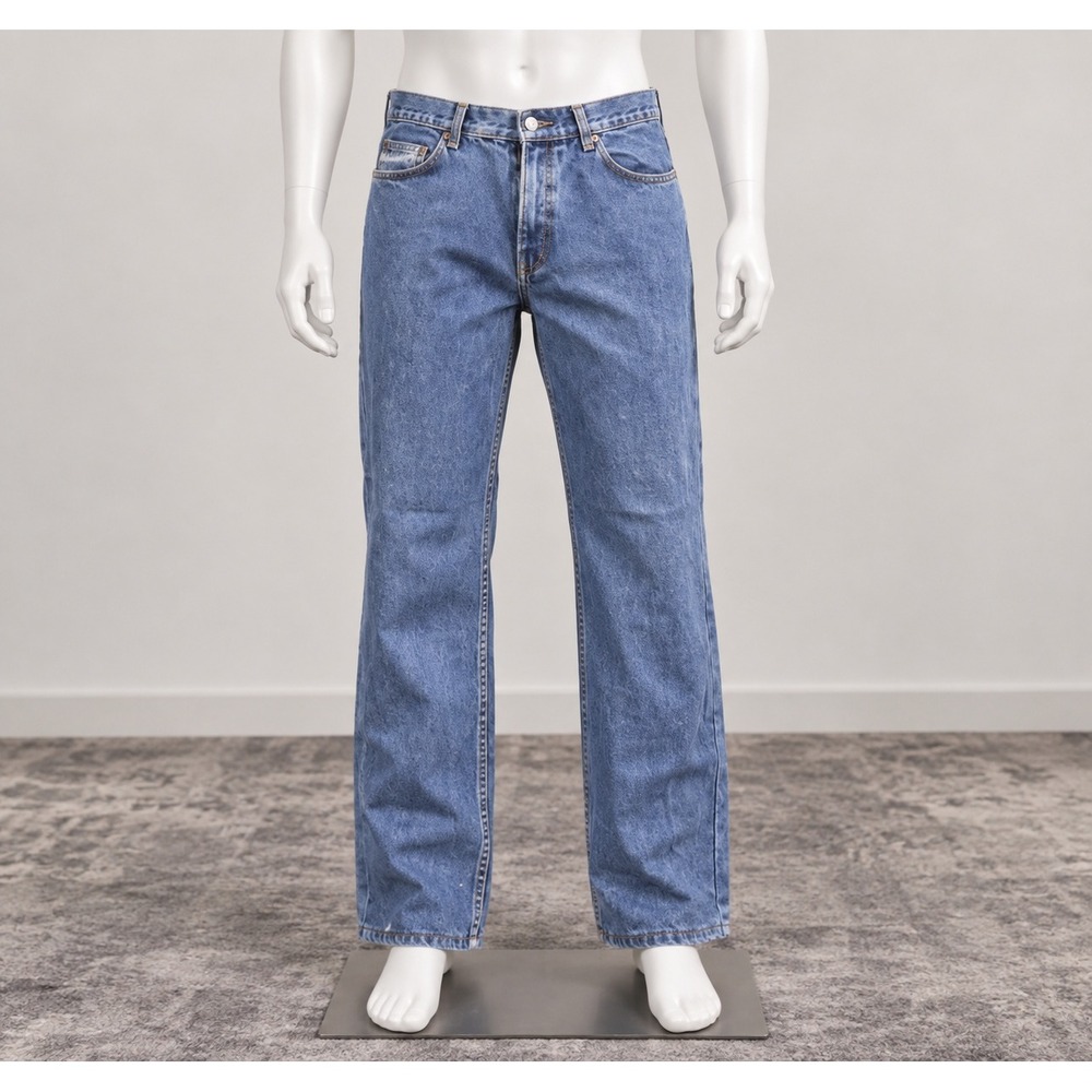 US Polo Assn Jeans Mens 36x28 Blue Straight Leg Medium Wash Denim 3072